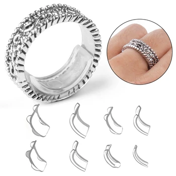 8pcs/set Ring Adjuster Smooth Protective Tightener Non Toxic Jewelry Parts Invisible Tools Size Reducer Clear Resizer Soft TPU
8pcs/set Ring Adjuster Smooth Protective Tightener Non Toxic Jewelry Parts Invisible Tools Size Reducer Clear Resizer Soft TPU