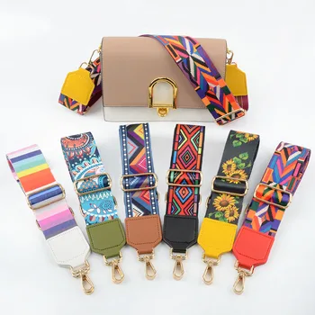Diy Colorful Bag Strap For Crossbody Women Bag fashion Accessories Rainbow Nylon Adjustable Shoulder Strap Bag PU Handles Belt
Diy Colorful Bag Strap For Crossbody Women Bag fashion Accessories Rainbow Nylon Adjustable Shoulder Strap Bag PU Handles Belt
