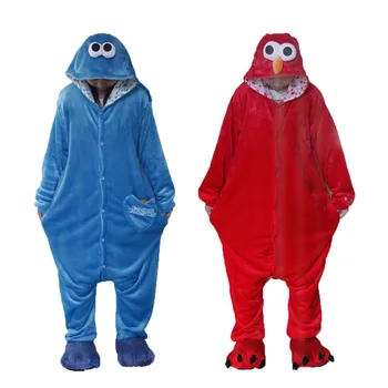 Cartoon Sesame Street Jumpsuit Cosplay ELMO COOKIE MONSTER Onesies Halloween Pyjamas Sleepwear Costume Unisex Rompers Homewear
Cartoon Sesame Street Jumpsuit Cosplay ELMO COOKIE MONSTER Onesies Halloween Pyjamas Sleepwear Costume Unisex Rompers Homewear
