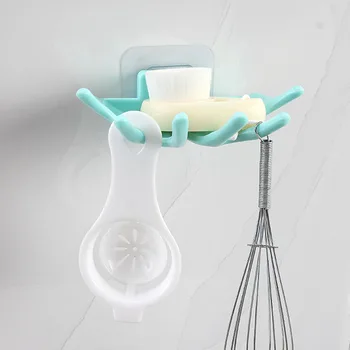 Creative Seemless Water Draining Soap Dish Bathroom Storage Six-claw Soap Box Bathroom Free Punched Storage xiang zao jia
Creative Seemless Water Draining Soap Dish Bathroom Storage Six-claw Soap Box Bathroom Free Punched Storage xiang zao jia