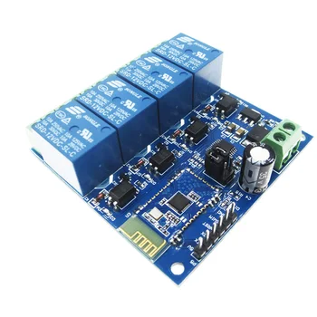 DC 12V 4CH Bluetooth Module Relay Module Intelligent Home Mobile APP Remote Control
DC 12V 4CH Bluetooth Module Relay Module Intelligent Home Mobile APP Remote Control