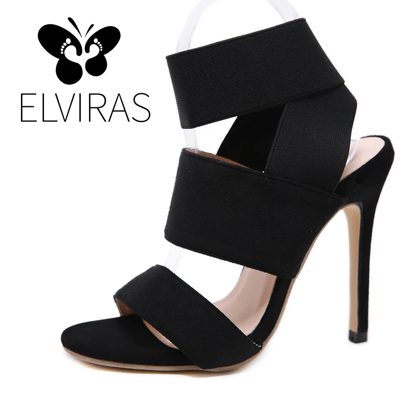 ELVIRAS Women's Sandals T-stage catwalk models elastic band wild sandals elastic band women's shoes high heel round head
ELVIRAS Women's Sandals T-stage catwalk models elastic band wild sandals elastic band women's shoes high heel round head