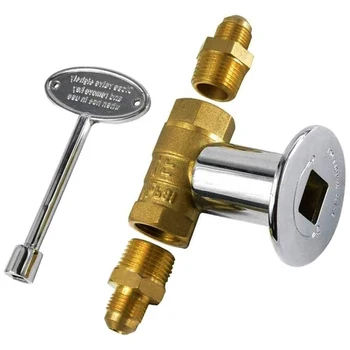 1/2 Inch Right Angle Right Angle Swivel Globe Valve Kit, Brazier with Lock 1/2" Control Valve Key Cover
1/2 Inch Right Angle Right Angle Swivel Globe Valve Kit, Brazier with Lock 1/2" Control Valve Key Cover