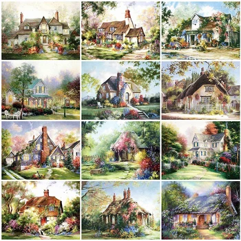 Evershine Full Square Diamond Painting House 5D DIY Diamond Embroidery Landscape Cross Stitch Kit Mosaic Art Home Decorations 
Evershine Full Square Diamond Painting House 5D DIY Diamond Embroidery Landscape Cross Stitch Kit Mosaic Art Home Decorations