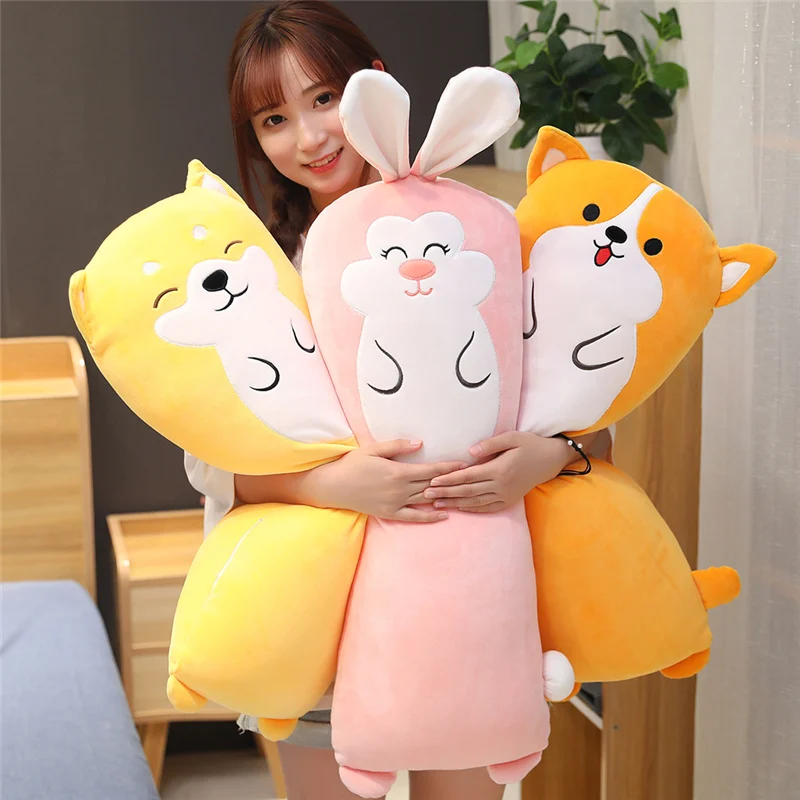 Multi-functional Animals Long Plush Toy Cartoon Corgi Shiba Inu Bunny Sleeping Pillow Soft Huggable Doll Girls Boys Gift 65/90cm
Multi-functional Animals Long Plush Toy Cartoon Corgi Shiba Inu Bunny Sleeping Pillow Soft Huggable Doll Girls Boys Gift 65/90cm
