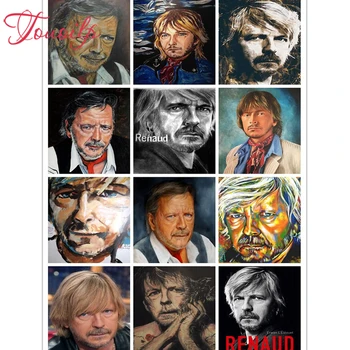 France rock singer Superstar Renaud 5D Diamond Painting Cross Stitch Needlework Home Decor Full Rhinestone Diamond Embroidery
France rock singer Superstar Renaud 5D Diamond Painting Cross Stitch Needlework Home Decor Full Rhinestone Diamond Embroidery