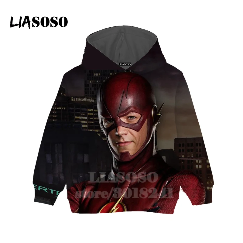 LIASOSO New Children Sweatshirt 3D Print The Flash Teen Barry Allen T shirt Kids Tank Top Boy Girl Pullover Baby Hoodies B143-14
LIASOSO New Children Sweatshirt 3D Print The Flash Teen Barry Allen T shirt Kids Tank Top Boy Girl Pullover Baby Hoodies B143-14