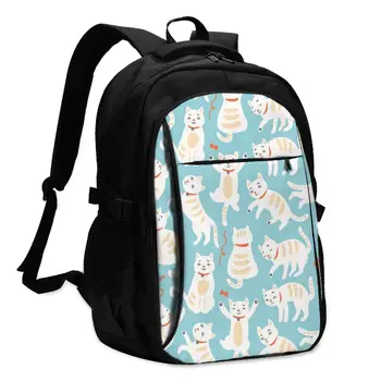 Hot USB Charging Laptop Women's Backpack For Teenage Students Girls School Backpack Cute Cats Travel Bagpack 
Hot USB Charging Laptop Women's Backpack For Teenage Students Girls School Backpack Cute Cats Travel Bagpack
