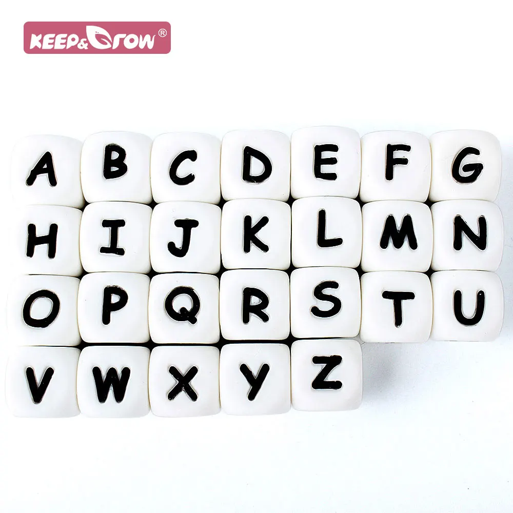 10pcs 12mm Letter Beads Silicone Food Grade BPA Free DIY Personalized Baby Teether Pacifier Chain Infant Molar Alphabet Bead
10pcs 12mm Letter Beads Silicone Food Grade BPA Free DIY Personalized Baby Teether Pacifier Chain Infant Molar Alphabet Bead