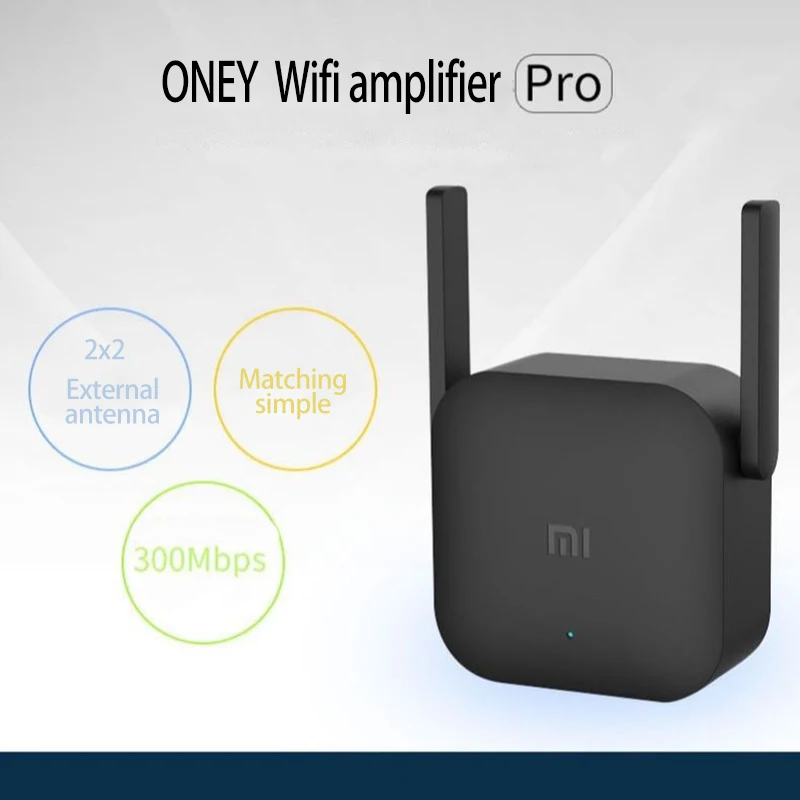 xiao WiFi Repeater Pro 300M Mi Amplifier Network Expander Router Power Extender Roteador 2 Antenna for Router Wi-Fi
xiao WiFi Repeater Pro 300M Mi Amplifier Network Expander Router Power Extender Roteador 2 Antenna for Router Wi-Fi