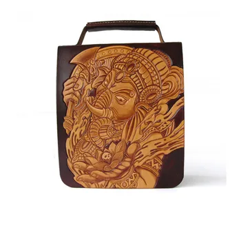 Handmade Men Vegetable Tanned Leather Carvings Elephant God Bag Money Holder Purse Pocket Man Clutches
Handmade Men Vegetable Tanned Leather Carvings Elephant God Bag Money Holder Purse Pocket Man Clutches