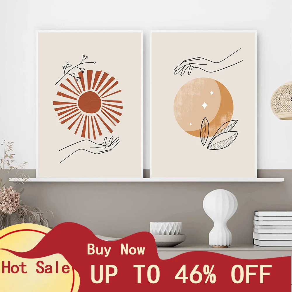Hand Line Drawing Art Paintings Abstract Leaves Print Sun Moon Canvas Prints Boho Poster Minimalist Posters Modern Home Decor
Hand Line Drawing Art Paintings Abstract Leaves Print Sun Moon Canvas Prints Boho Poster Minimalist Posters Modern Home Decor