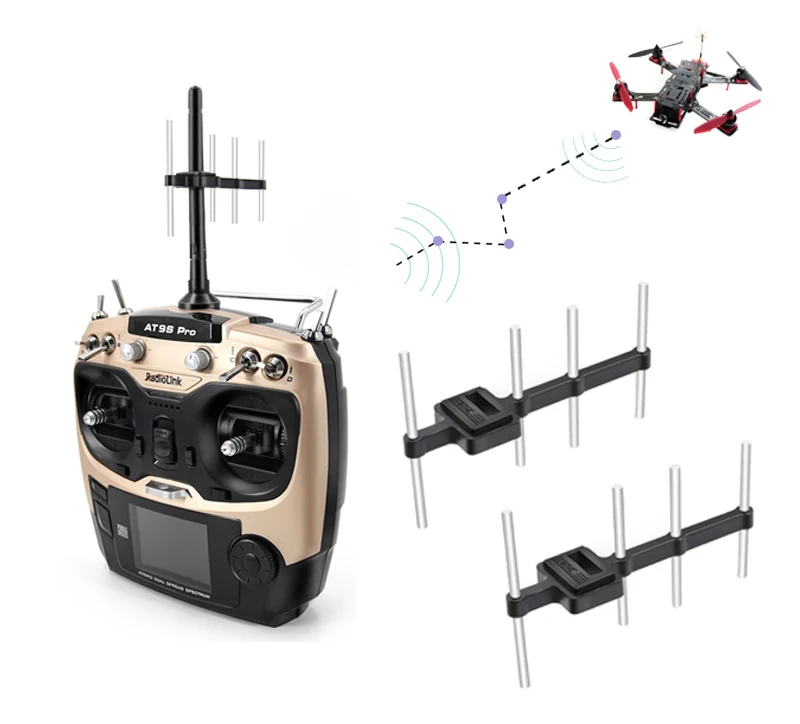 RC Controller Signal Booster Yagi-Uda Antenna Range Amplifier for Flysky FS-I6S Radiolink AT9S PRO RC4GS RC6GS Radio Controller
RC Controller Signal Booster Yagi-Uda Antenna Range Amplifier for Flysky FS-I6S Radiolink AT9S PRO RC4GS RC6GS Radio Controller