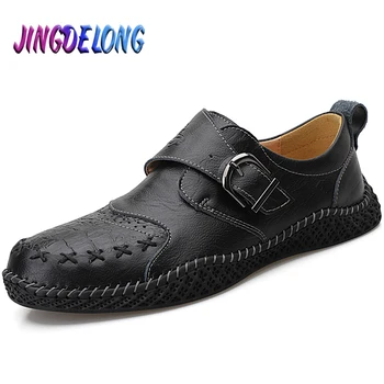 2020 Men's Casual Shoes Handmade Leather Men's Loafers Moccasins Comfortable Male Driving Shoes Italian Man Footwear Size 38-50
2020 Men's Casual Shoes Handmade Leather Men's Loafers Moccasins Comfortable Male Driving Shoes Italian Man Footwear Size 38-50