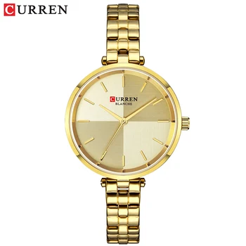 2019 CURREN Creative Design Watch Women Quartz Watches Fashion Dress Stainless Steel Band Wristwatch Ladies Clock Montre Femme 
2019 CURREN Creative Design Watch Women Quartz Watches Fashion Dress Stainless Steel Band Wristwatch Ladies Clock Montre Femme