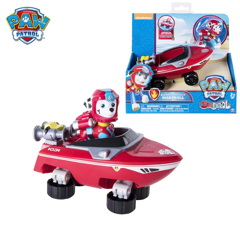 Original Box Paw Patrol Marshall's Sea Patrol Vehicle Toy Set Anime Action Figure Model Cars Spin Master Toy Kid Birthday Gift
Original Box Paw Patrol Marshall's Sea Patrol Vehicle Toy Set Anime Action Figure Model Cars Spin Master Toy Kid Birthday Gift