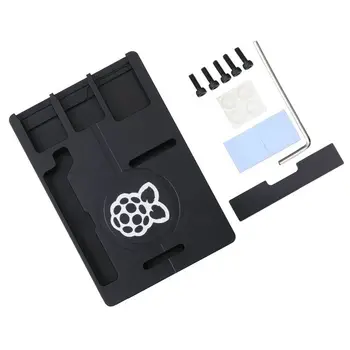 Raspberry Pi 3 Model B+ Case Black CNC Aluminum Case Ultra-thin Metal Shell for RPI 3 Model B plus Enclosure
Raspberry Pi 3 Model B+ Case Black CNC Aluminum Case Ultra-thin Metal Shell for RPI 3 Model B plus Enclosure