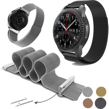 For Samsung galaxy watch Active 2/Gear S3 for Huawei honour 1/Watch GT/stainless steel wristband Strap Metal strap accessories 
For Samsung galaxy watch Active 2/Gear S3 for Huawei honour 1/Watch GT/stainless steel wristband Strap Metal strap accessories
