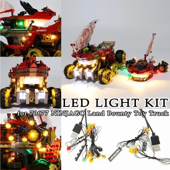 Bricks USB Powered LED Lighting Kit for NINJAGO Land Bounty Toy Truck 70677 Building Blocks ((LED Included Only /Not Model )
Bricks USB Powered LED Lighting Kit for NINJAGO Land Bounty Toy Truck 70677 Building Blocks ((LED Included Only /Not Model )