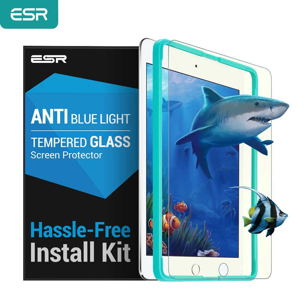 Screen Protector for iPad mini 1/2/3/4 , ESR Anti Blue-ray Triple Strength Tempered Glass Screen Protector with Free Applicator
Screen Protector for iPad mini 1/2/3/4 , ESR Anti Blue-ray Triple Strength Tempered Glass Screen Protector with Free Applicator