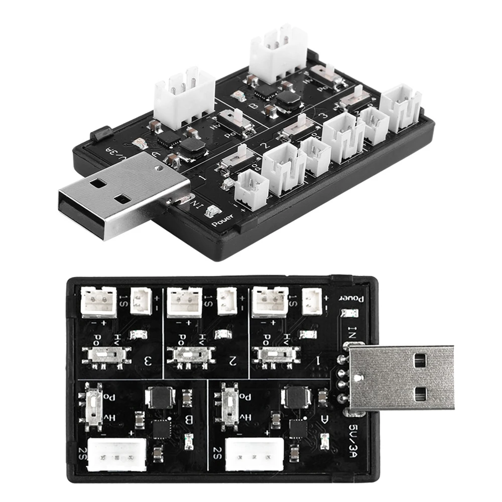 Зарядное устройство для аккумуляторов U5 1-2S LiPo/LiHV зарядное с USB портом MCPX/MCX/JST-PH 2