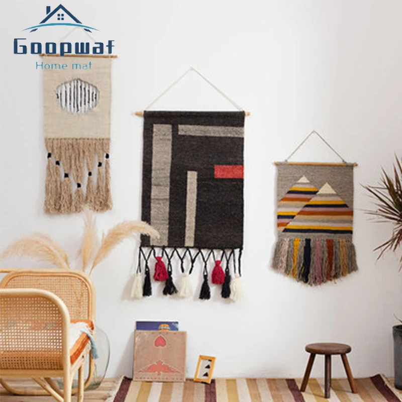 New Macrame Woven Wall Hanging Boho Chic Bohemian Room Geometric Tapestry Morocco Art Beautiful Apartment Dorm Room Decoration
New Macrame Woven Wall Hanging Boho Chic Bohemian Room Geometric Tapestry Morocco Art Beautiful Apartment Dorm Room Decoration