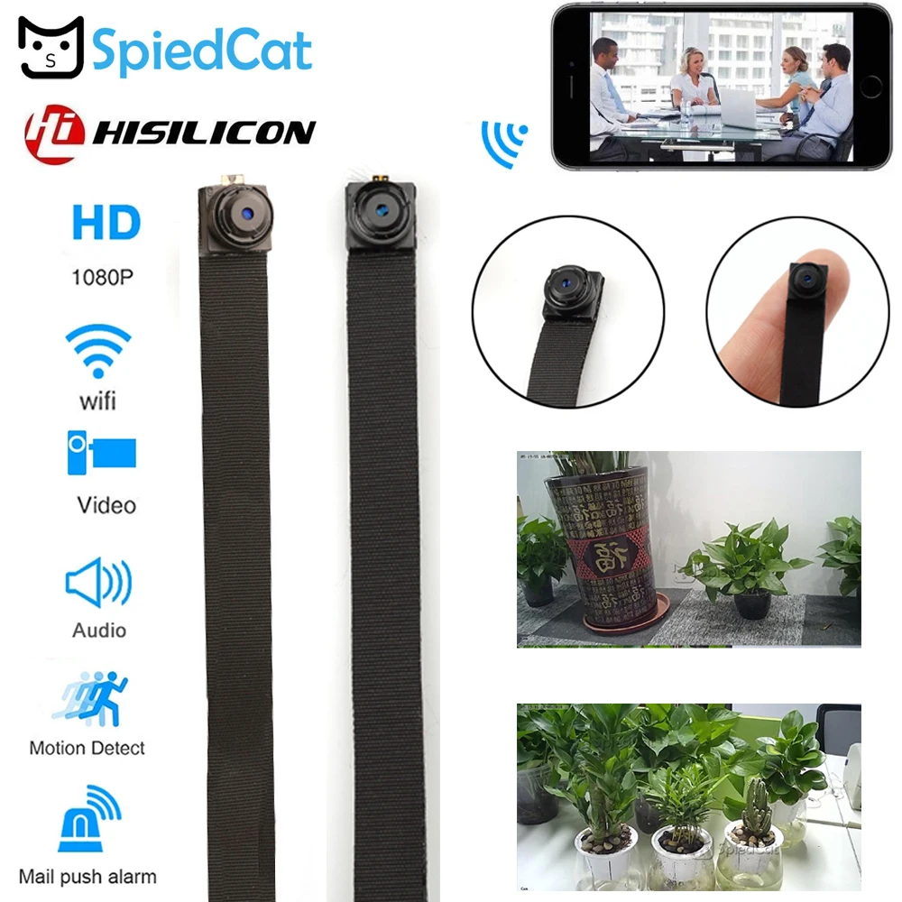 Full HD 1080P mini Lens WiFi body Camera Video Micro motion IP P2P Wireless Recorder Hisilicon DV Network Webcam Support TF Card |