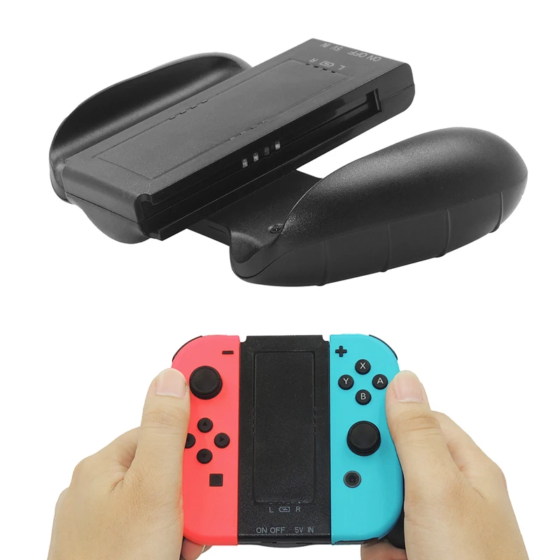N-Switch Joy-Con Game Pad Joypad Charging Dock Grip Play While Charge 2000mAh Switch Joy Con Controller Grip Charger Gamepad
N-Switch Joy-Con Game Pad Joypad Charging Dock Grip Play While Charge 2000mAh Switch Joy Con Controller Grip Charger Gamepad
