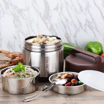 Portable Bento Box Color Insulation Bento Box 2 Layer Vacuum Insulation Multilayer Multifunctional Food Storage Stainless Steel
Portable Bento Box Color Insulation Bento Box 2 Layer Vacuum Insulation Multilayer Multifunctional Food Storage Stainless Steel