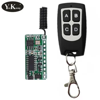 4CH TTL Remote Control Module 1A Decoding Wireless Receiver Module LOW Level 3.7V 6V 12V 5V Output 4ch GND - Module Door Access
4CH TTL Remote Control Module 1A Decoding Wireless Receiver Module LOW Level 3.7V 6V 12V 5V Output 4ch GND - Module Door Access
