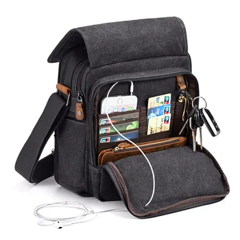 New Style Casual Men's Bag Retro MEN'S Single-shoulder Business Fashion Wear-Resistant Men Cross-body Canvas Bag
New Style Casual Men's Bag Retro MEN'S Single-shoulder Business Fashion Wear-Resistant Men Cross-body Canvas Bag