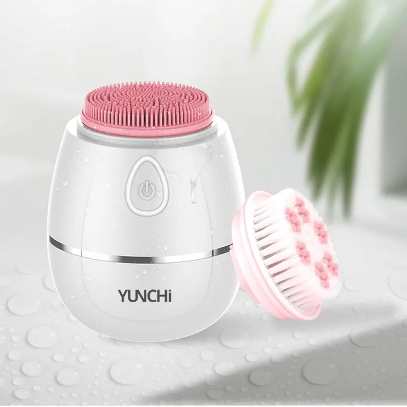 Sonic Vibrating Facial Cleansing Brush Two Brush Heads Electric Facial Cleanser 4 Modes Exfoliating & Massage Wireless Charging
Sonic Vibrating Facial Cleansing Brush Two Brush Heads Electric Facial Cleanser 4 Modes Exfoliating & Massage Wireless Charging