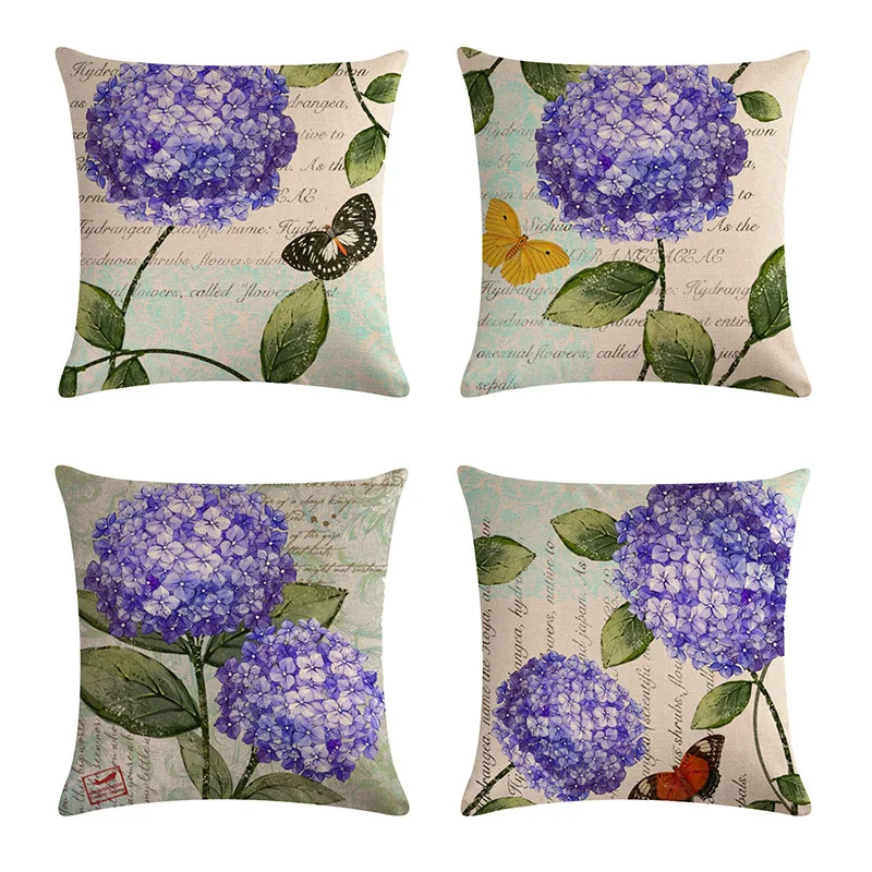 Beautiful Purple Hydrangea Pattern Cotton Linen Throw Pillow Cushion Cover Home Decoration Sofa Bed Decor Decorative Pillowcase
Beautiful Purple Hydrangea Pattern Cotton Linen Throw Pillow Cushion Cover Home Decoration Sofa Bed Decor Decorative Pillowcase
