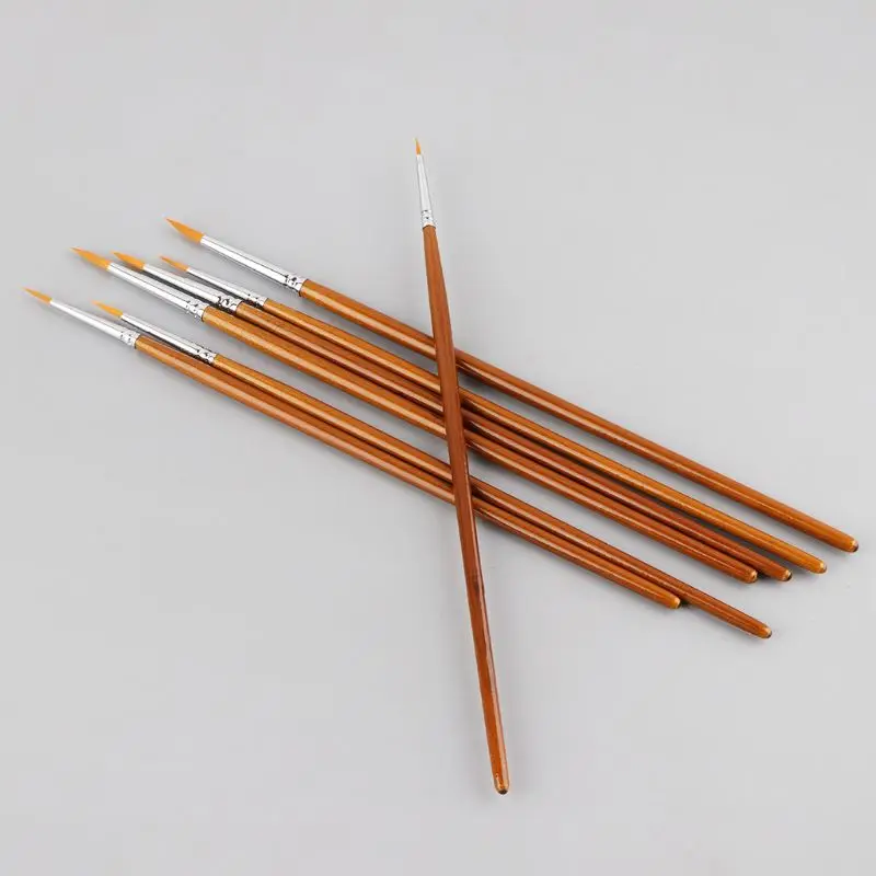 7pcs/set Professional Detail Paint Brush Fine Pointed Tip Miniature Brushes For Acrylic Watercolor Oil Drawing Kits 72XF
7pcs/set Professional Detail Paint Brush Fine Pointed Tip Miniature Brushes For Acrylic Watercolor Oil Drawing Kits 72XF