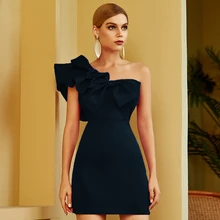 Vintage One Shoulder Evening Dresses For Woman Strapless Short Prom Party Gown Summer 2021 With Bow Custom Vestidos De Noche
Vintage One Shoulder Evening Dresses For Woman Strapless Short Prom Party Gown Summer 2021 With Bow Custom Vestidos De Noche