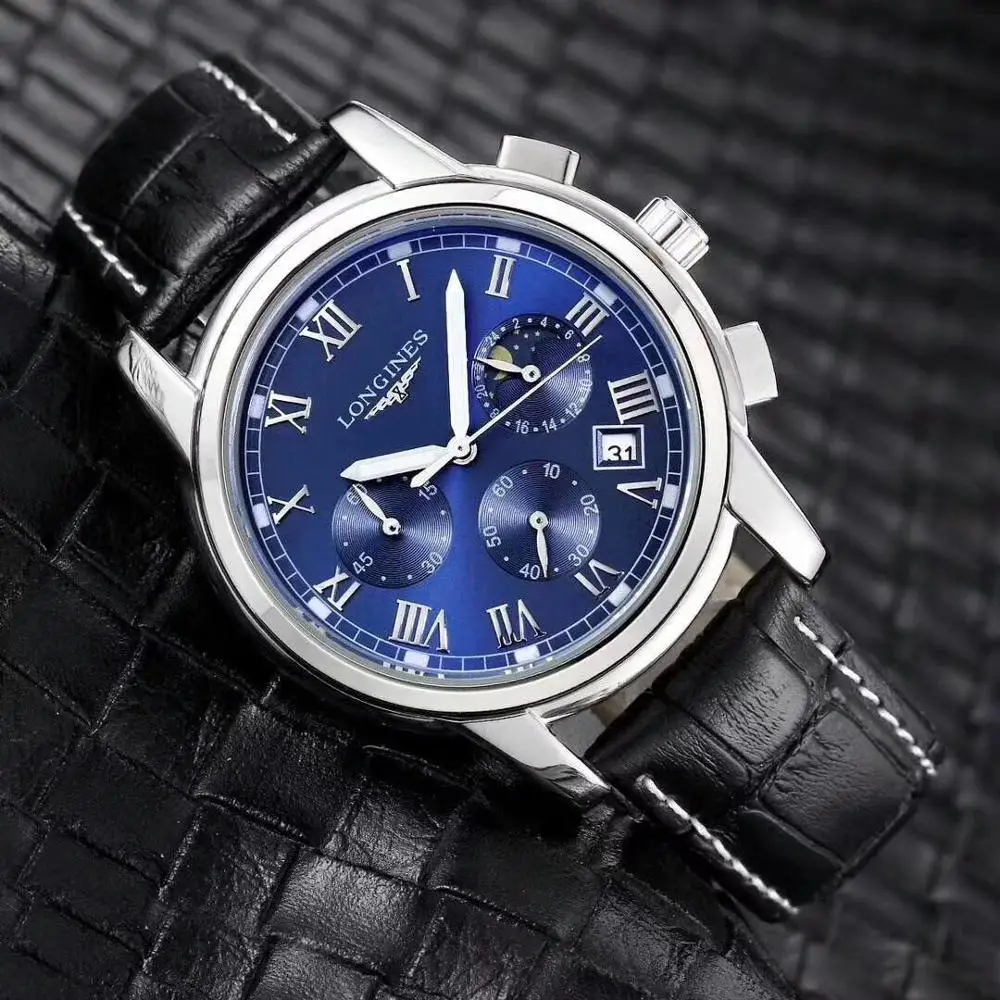 2020 Sina Qin - Luxury men's watch stainless steel watchband trend luminous movement multi-functional quartz men's watch 12
2020 Sina Qin - Luxury men's watch stainless steel watchband trend luminous movement multi-functional quartz men's watch 12