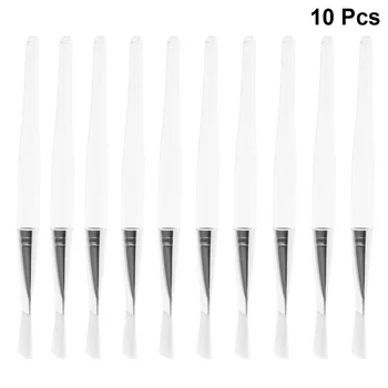 10pcs Professional Facial Mask Brushes Transparent Crystal Rod Soft Face Applicator Brush For Face Mask Application (Pink Bag)
10pcs Professional Facial Mask Brushes Transparent Crystal Rod Soft Face Applicator Brush For Face Mask Application (Pink Bag)
