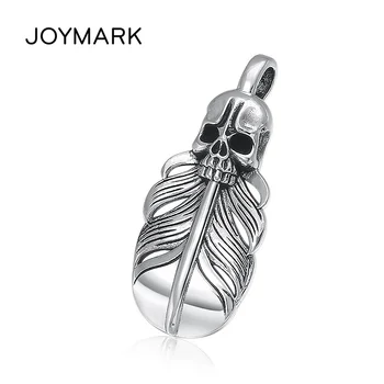 Punk Style Skull Pendant 925 Sterling Silver Jewelry Retro Thai Silver Skeleton Feather Pendants For Men and Women TSP246
Punk Style Skull Pendant 925 Sterling Silver Jewelry Retro Thai Silver Skeleton Feather Pendants For Men and Women TSP246