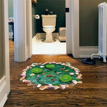 New Cartoon Goldfish Lotus Bedroom Living Room Wall Stickers Removable Waterproof Toilet Stickers 3d Home Decoration
New Cartoon Goldfish Lotus Bedroom Living Room Wall Stickers Removable Waterproof Toilet Stickers 3d Home Decoration