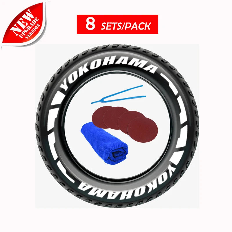 8 sets/lot New Car Tire Sticker Wheel Sticker Tuning Universal 3D Rubber Tire Stickers Auto Tire Stickers Personalized Stripes
8 sets/lot New Car Tire Sticker Wheel Sticker Tuning Universal 3D Rubber Tire Stickers Auto Tire Stickers Personalized Stripes