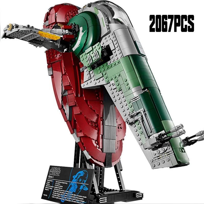 NEW StarWarsing New Slave I Model Building Blocks Great Gifts Sets Playset Kit Gifts Compatible legoiinglys Children Gifts
NEW StarWarsing New Slave I Model Building Blocks Great Gifts Sets Playset Kit Gifts Compatible legoiinglys Children Gifts
