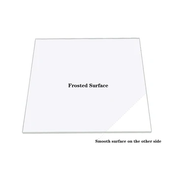Frosted Borosilicate Glass Plate/Bed Polished Edge for Creality Anet CTC Prusa I3 Flashforge Makerbot MK2 Reprap 3D Printer etc
Frosted Borosilicate Glass Plate/Bed Polished Edge for Creality Anet CTC Prusa I3 Flashforge Makerbot MK2 Reprap 3D Printer etc