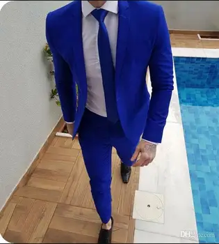 Latest Coat Pants Designs Royal Blue Men Suits for Wedding Casual Business Male Jacket Groom Tuxedo Prom Costume Homme Two-Piece
Latest Coat Pants Designs Royal Blue Men Suits for Wedding Casual Business Male Jacket Groom Tuxedo Prom Costume Homme Two-Piece