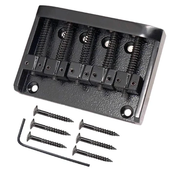 5 Strings Saddle Bridge Fixed Tailpiece for Electric Guitar Bass Strings Musical Stringed Instruments Guitar Parts Accessories,B
5 Strings Saddle Bridge Fixed Tailpiece for Electric Guitar Bass Strings Musical Stringed Instruments Guitar Parts Accessories,B