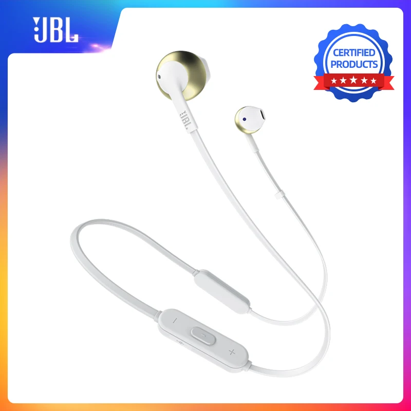 Беспроводные спортивные наушники JBL 205BT Bluetooth с динамическим крючком Jbl гарнитура