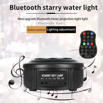 Remote Control Colorful Starry Sky Projector Bluetooth USB Voice Control Music Player LED Night Lamp Sleep Romantic Bedroom
Remote Control Colorful Starry Sky Projector Bluetooth USB Voice Control Music Player LED Night Lamp Sleep Romantic Bedroom