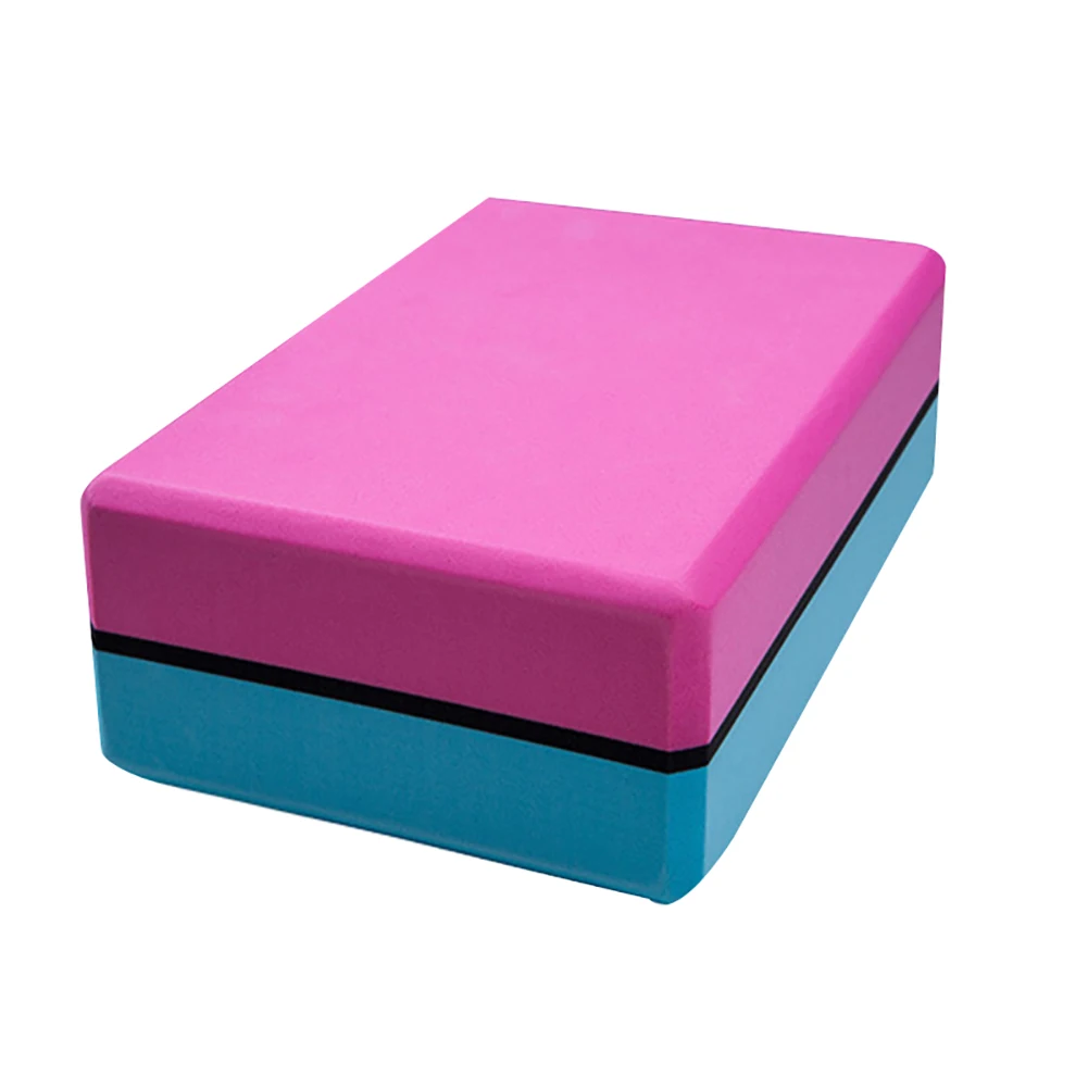 Double Color Yoga Blocks EVA Foam Bricks Provides Stability Balance for Improve Strength and Deepen Pose Props | Спорт и развлечения