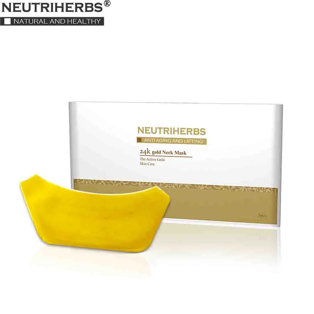 Neutriherbs 24K Gold Neck Mask Collagen Health Soothing Exfoliating Moisturizer Lift Anti Wrinkle Neck Care Spa 5pcs
Neutriherbs 24K Gold Neck Mask Collagen Health Soothing Exfoliating Moisturizer Lift Anti Wrinkle Neck Care Spa 5pcs
