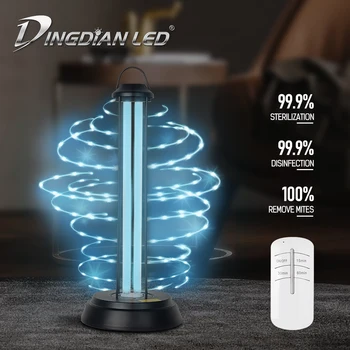 UV Disinfection Quartz Lamp 38W AC110V/220V Portable Home Germicidal Light Desktop Remote Disinfection Mite Sterilizing UV lamp 
UV Disinfection Quartz Lamp 38W AC110V/220V Portable Home Germicidal Light Desktop Remote Disinfection Mite Sterilizing UV lamp