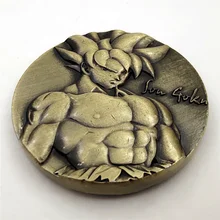 

Animation Around The Dragon Ball Wukong Medal Collection Bronze Embossed Commemorative Coin Decoration Gift